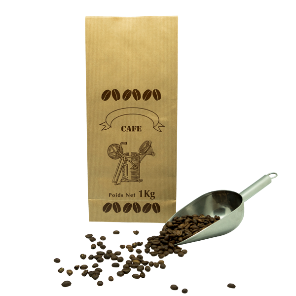 Café en grain en vrac vendu au kg