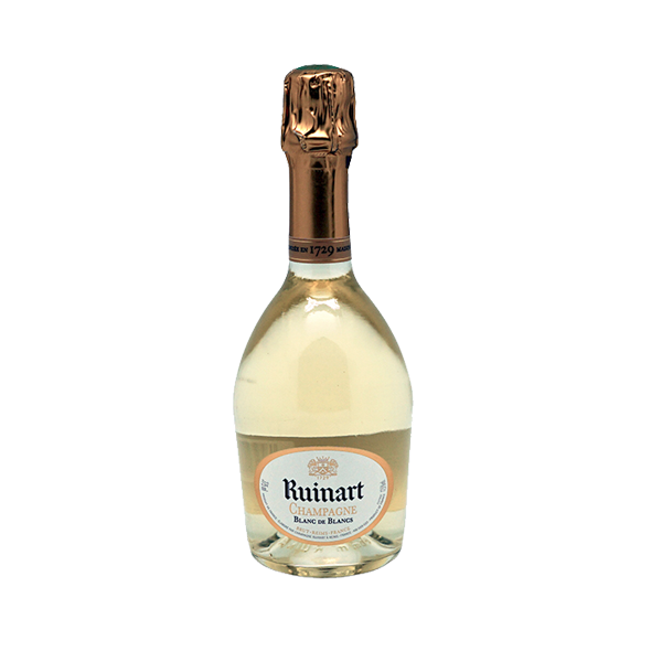 Demi bouteille de champagne Ruinart blanc de blanc livré chez vous par Maison Reignier Le Mans