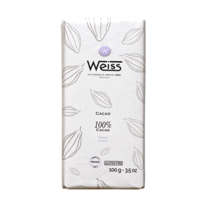 Tablette de chocolat Weiss 100% cacao