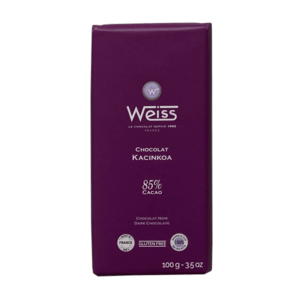 Tablette de chocolat Weiss Kacinkoa