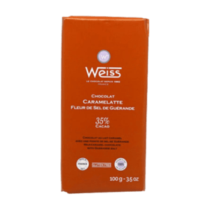 Tablette de chocolat Weiss Caramelatte