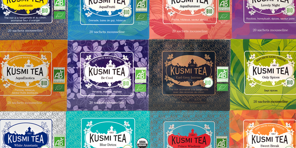 Les thés et les infusions Kusmi Tea, les petits nouveaux de la rentrée ! -  Epicierie fine Maison Reignier