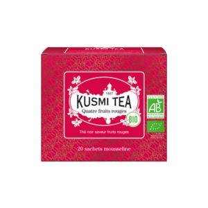 Thé noir bio Quatre Fruits Rouges Kusmi Tea en sachets
