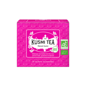 Thé noir bio Sweet Love Kusmi Tea en sachets