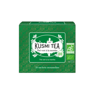 Thé vert bio à la menthe Kusmi Tea en sachets