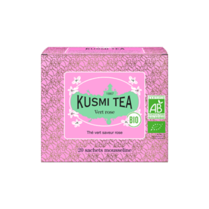 Thé vert bio Vert rose Kusmi Tea en sachets